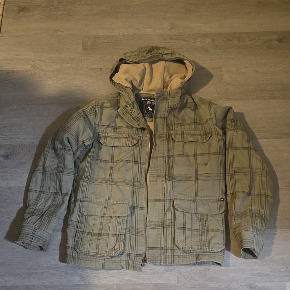 Quicksilver Fleece Lined Heavy Canvas Jacket